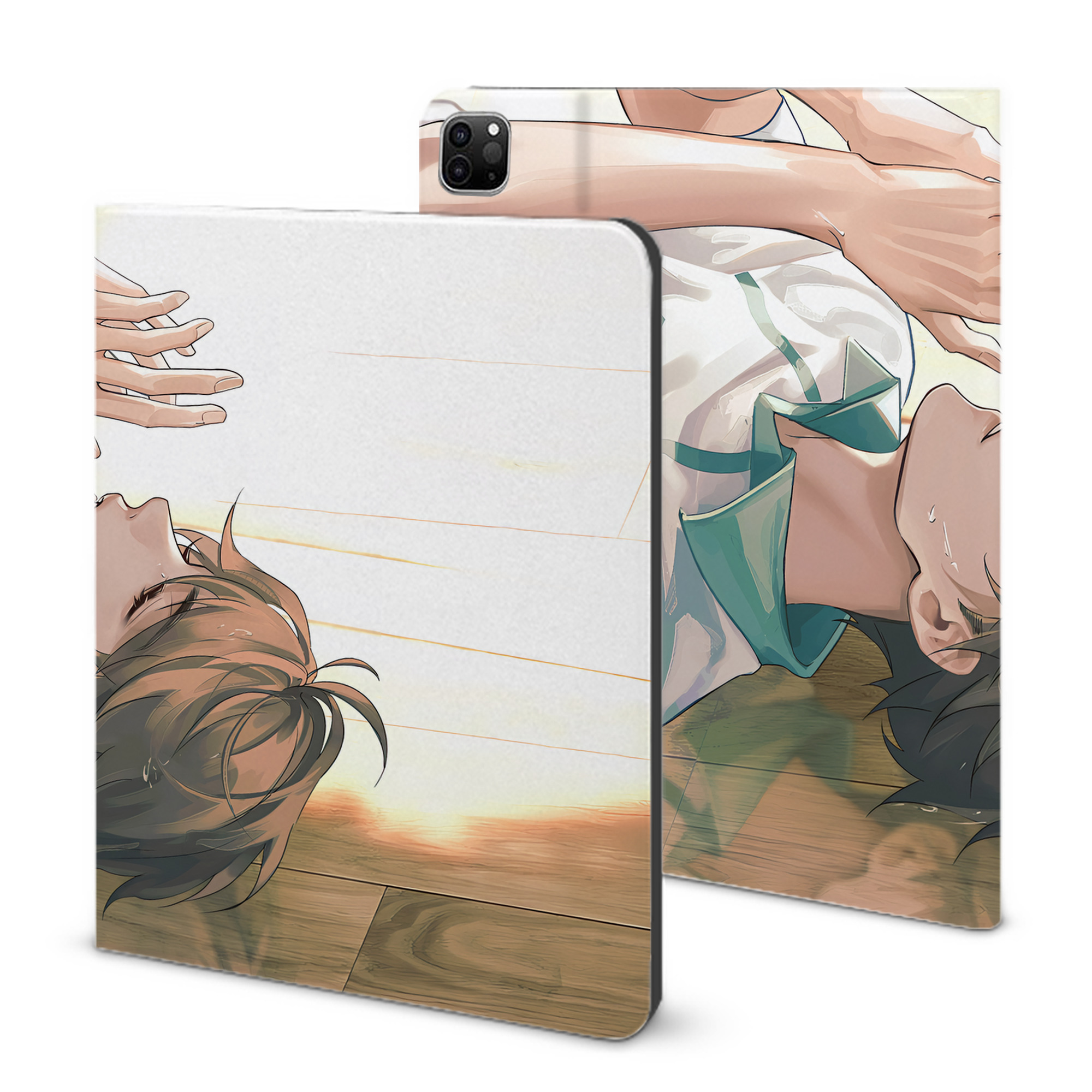 （画像用） ハイキュー!! Haikyu!! IPad ケース ブック型 PUレザー TPU 耐衝撃 軽量 薄型 ペン収納なし 全面保護 IPad 各モデル対応
